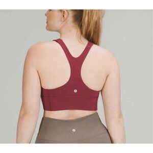 Lululemon Wunder Train Longline Bra Medium‎ Support Mulled Wine LW2CNSS size 6
